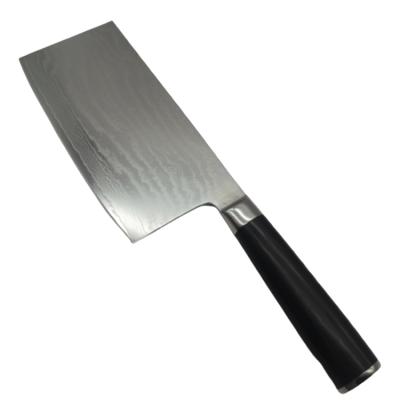 China Amazon Best Stocked 7 Inch Stainless Steel Kitchen Knife Cook Cleaver Damascus Steel Handmade Chef Knives for sale