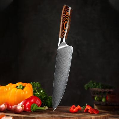 China Amazon Sustainable Hot Sale Professional Ultra Sharp Japanese Knives With Sheaths Knife Set Damascus Steel for sale