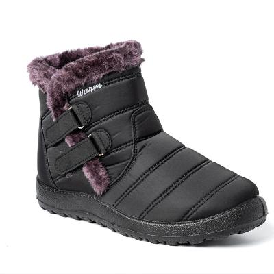 China Thermal Factory Directly Supply Winter Shoes Women's Warm Snow Shoes Anti Slip Velcro Shoes for sale