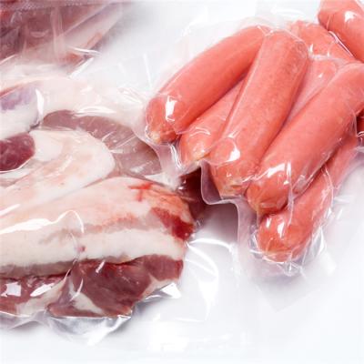 China Best Quality Customized Clear And Embossing Barrier Vacuum Bags Rolls For Frozen Food for sale