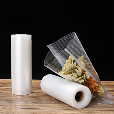 China High Quality Customized Mylar Clear Transparent Barrier And Embossed Airtight Seal Bags For Food Storage FoodSaver for sale