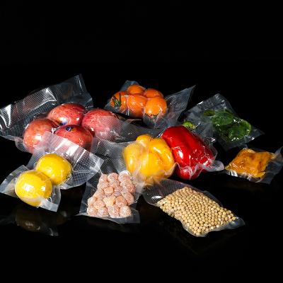 China High Quality Customized Clear Transparent Barrier And Embossed Airtight Seal Package Quart Bags For Food Storage FoodSaver for sale