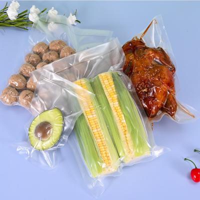 China Barrier Best Customized Clear And Embossed Vacuum Sous Vide Vacuum Bags For Food Storage Foodsaver for sale