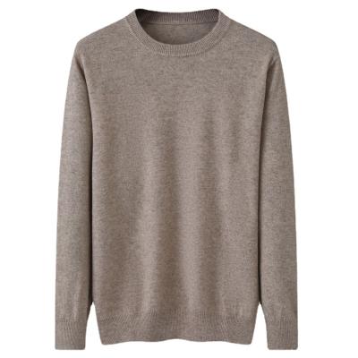 China Anti-pilling Men Round Neck Wool Solid Pullover Basic Sweater for sale