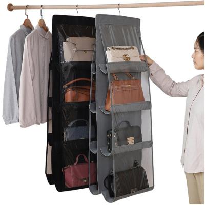 China Viable thickened double-sided handbag storage bag, multi-functional storage organizer storage hanging bag for sale