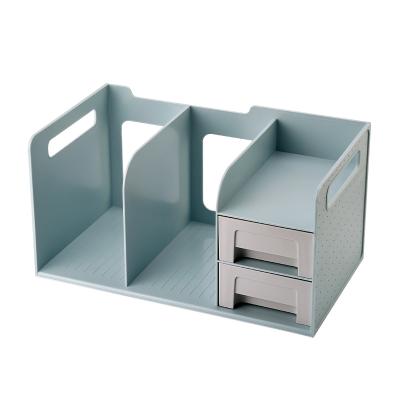 China Sustainable Wholesale Multifunctional Desktop Organizer With Drawer Plastic Storage Boxes For Cosmetic for sale