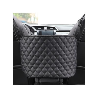 China Brief & Hot Selling Simple Color Car Net Bag Purse Holder Pocket Net Organizer for sale