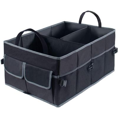 China Brief & Simple Online Hot Selling Car Storage Store Car Back Seat Folding Trunk Organizer Simple Trunk Organizer for sale