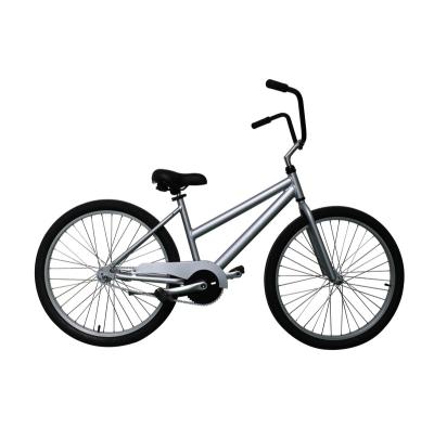 China 2022 hot sale steel single speed aluminum alloy coaster brake beach cruiser bikes/unisex public bicycle for sale