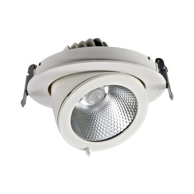 China Modern 3Years Warranty Recessed Downlight COB Zoom Lights 15/24/36 D 2700Lm 30W 150mm LED Downlight for sale