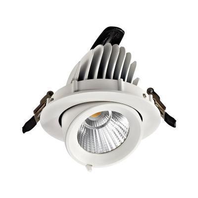 China Minimalist 3years Warranty 10W COB LED Downlight Hi Lms CRI90 Adjustable Narrow Angle 15D LED Recessed Down Light for sale