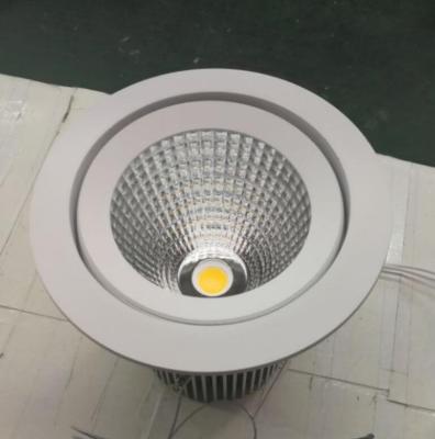 China Adjustable Embeded 15W Round LED Down Light With Jordan Reflector 36D 30W 35W 40W COB LED Recessed Down Light for sale