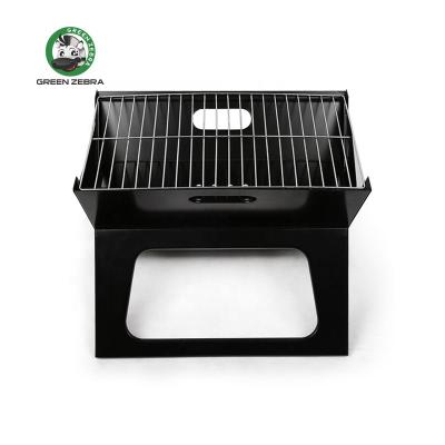 China Hot Selling Easily Assembled BBQ Grill X Shaped Easily Assembled Camping Grill Folding Portable Charcoal BBQ Grill Outdoor for sale