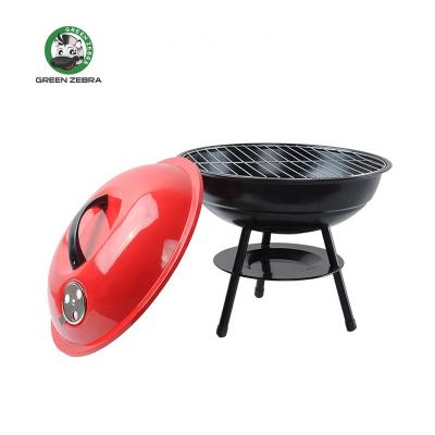 China Apple Shape High Quality Charcoal Backyard BBQ Pellet Pellet Restaurant BBQ Machine Mini Grills Easily Assembled for sale