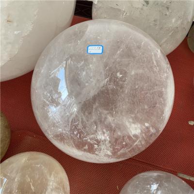 China Europe crystal open white crystal ball/natural clear quartz sphere for sale