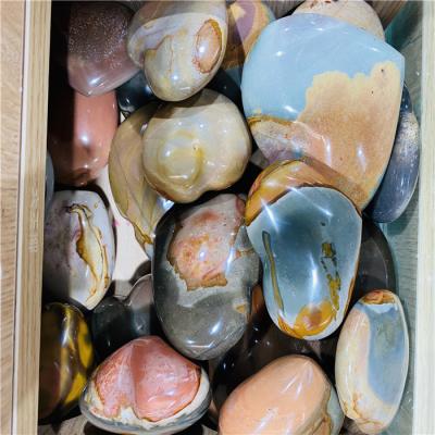 China Europe wholesale natural sea jasper large size heart shaped stone agate for sale