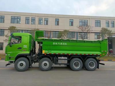 China 375 pk zware dumptruck SHACMAN H3000 8x4 EuroV dumptruck groen Te koop