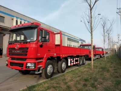 China Kraftstoffbehälter 400L Lkw Lkw SHACMAN F3000 8x4 Lkw 375PS Neon Rot zu verkaufen