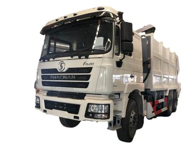 China Camión de basura de compresión de 340 hp SHACMAN F3000 Cargador trasero Camión de basura 6x4 Euro Il en venta