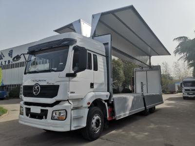 China SHACMAN X5000 Spezialfahrzeuge Wing Van 8x4 Euro II Aluminium Wing Van 50T zu verkaufen