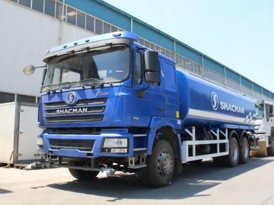 Cina F3000 5000 galloni camion cisterna di acqua SHACMAN blu camion di acqua in vendita