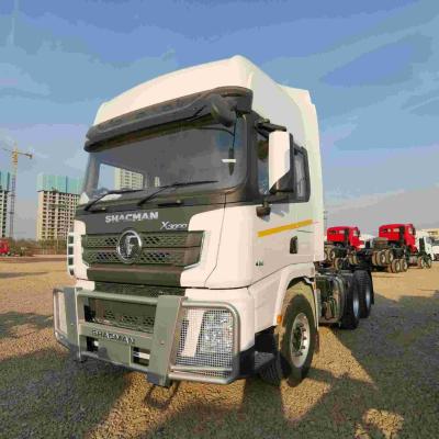 China SHACMAN X3000 6x4 Traktor Truck EuroV 480HP Witte Truck Traktorkop Te koop