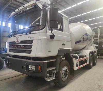 China F3000 camión de transporte de hormigón 8x4 375hp mezclador Shacman EuroV blanco en venta