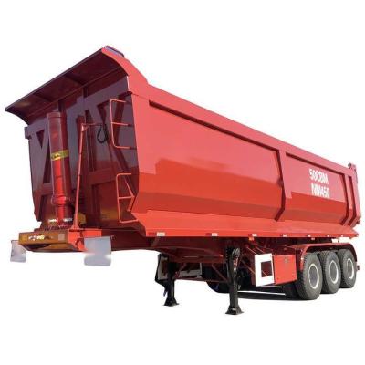 Cina 3 Axle Hydraulic Dump Rear Tipper Semi Trailer SHACMAN CIMC in vendita