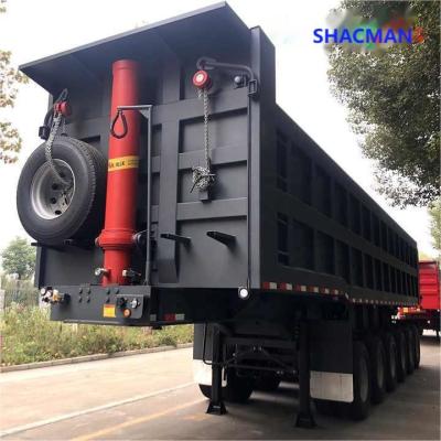 China SHACMAN CIMC Tipping Dumper Semi Trailer Front Lifting Tipper Trailer Truck zu verkaufen