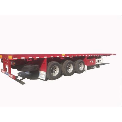 Κίνα SHACMAN CIMC 3 Axle 40ft Flatbed Container Semi Trailer 40 Tons προς πώληση