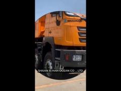 shacman f3000 tipper truck 6x4 380 euroii white-u box