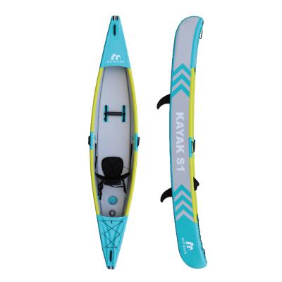 China 0.9mm PVC Factory Price OEM/ODM Kayak Single Person Inflatable Kayak China Fishing Kayak Canoe for sale