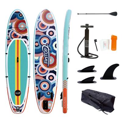 China Unisex Drop Stitch Material Paddle Board Inflatable Manufacturing Sup Surf Board for Waterplay Surfing for sale