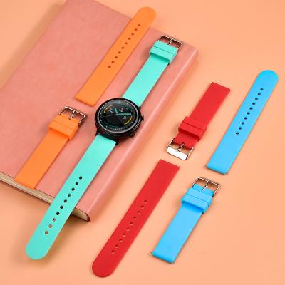 China Dive Watch Band Strap Rubber Design 18mm 20mm 22mm 24mm Silicone Rubber Your Own for sale