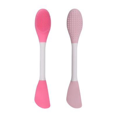 China Wholesale Beauty Skin Care Tools Multifunctional Silicone Facial Clean Tools Double Sided Silicone Facial Cleansing Brush for sale