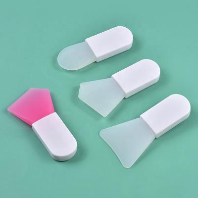 China Soft Silicone Mask Brush Silicone Tools Custom Logo Cosmetic Private Label Makeup Silicone Mask Brush for sale