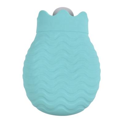 China Skin Care Clean Hand Warming Bottle Reusable Silicone Hot Water Bag Natural Rubber Warm Handbags for sale