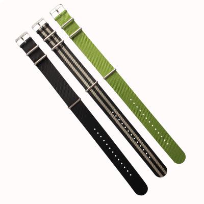 China High Quality Fabric Customize Watch Strap Seat Belt Nylon Watch Band for sale