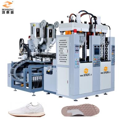 China Factory Used Vertical Injection Molding Machine For Making Shoe Sole In PVC/TR/TPU/TPR/Rubber Material for sale