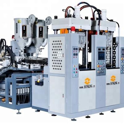 China hotels hm-118 two color pvc / tpr sole injection molding machine for sale