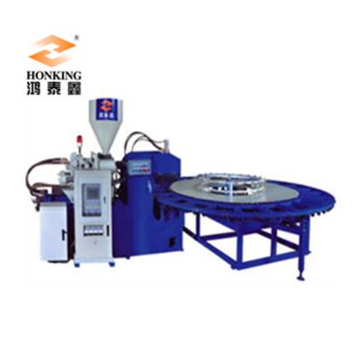 China Rotary Professional PVC/TPR TPU/PP Soles Making Machine for sale