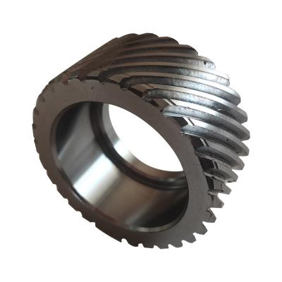 China Durable Customized Heat Treatment 28 Tooth CNC Turning 42CrMnTi Steel Helical Gear for sale