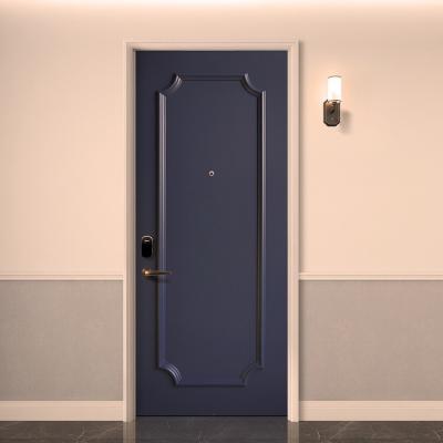 China Fire Protection 60 Min Fire Rated Wood Door Flow Design Hotel Guest Room Entrance Door for sale