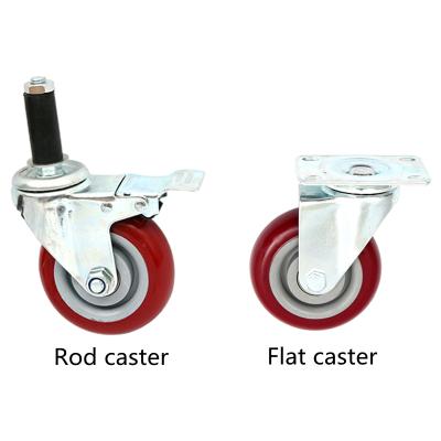 China 2/3/4 other inch 5 inch 6 inch industrial caster wheels universal and inserted wheels without caster static for sale