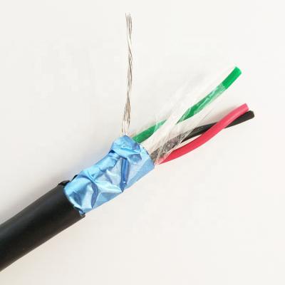 China Low Voltage Industrial Aluminum Foil Shielded 2x2x24AWG RS 485 Cable for sale