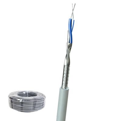 China Overhead Multipair Double Shield RS 485 Industrial Data Transmission Cable 1X2X22AWG for sale