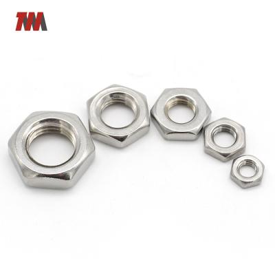 China HEW Hexagon Nuts Standard Thin Size Nut Stainless Steel Different Style for sale