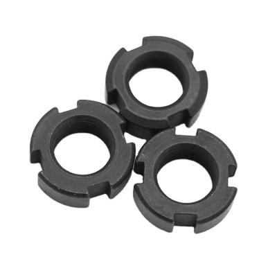 China Heavy Industry 8.8 Grade Bearing Nut Round Lock Nut Adjusting Nut For Crankshaft for sale