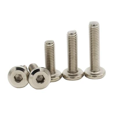 China Pan Stainless Steel Chamfered Hexagon Socket Screw Machine Screws for sale