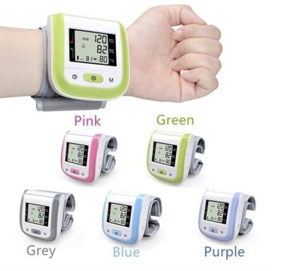 China ABS+PC Digital Blood Pressure Monitor Smart Home Wrist Pressure Monitor Sphygmomanometer Blood Pressure Monitor for sale